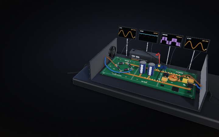 How AC and DC Conversion Works — interactive 3D animation