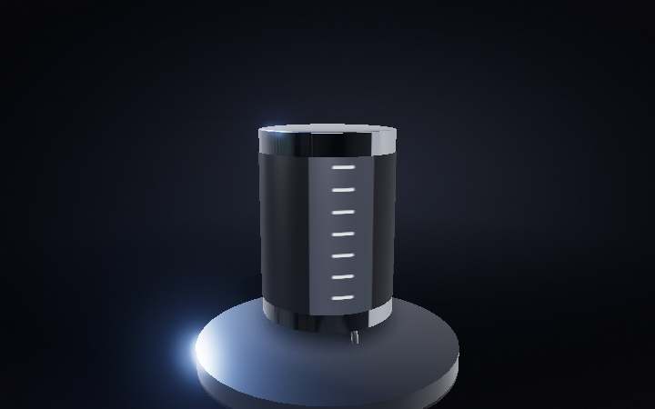 How a Capacitor Works — interactive 3D animation