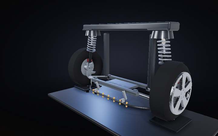 How Car Suspension Works — interactive 3D animation