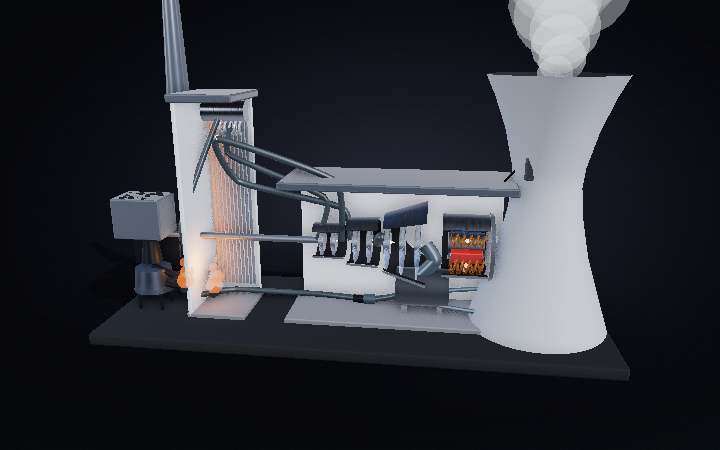 How a Coal Power Plant Works — interactive 3D animation