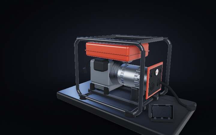 How an Electric Generator Works — interactive 3D animation