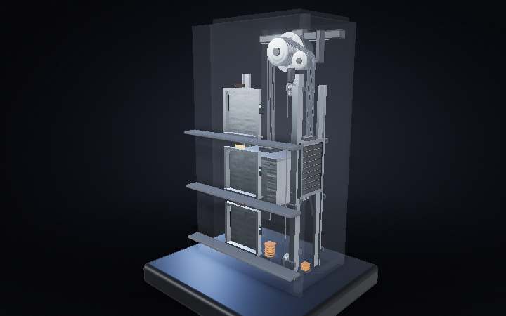 How an Elevator Works — interactive 3D animation