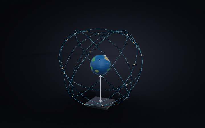 How GPS Works — interactive 3D animation