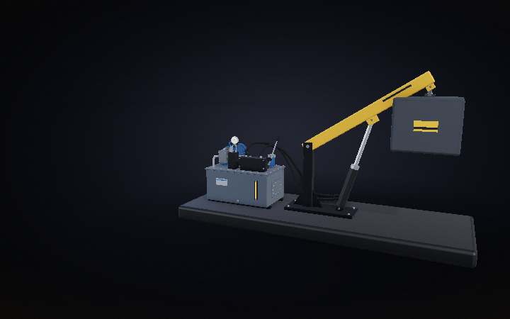How a Hydraulic System Works — interactive 3D animation