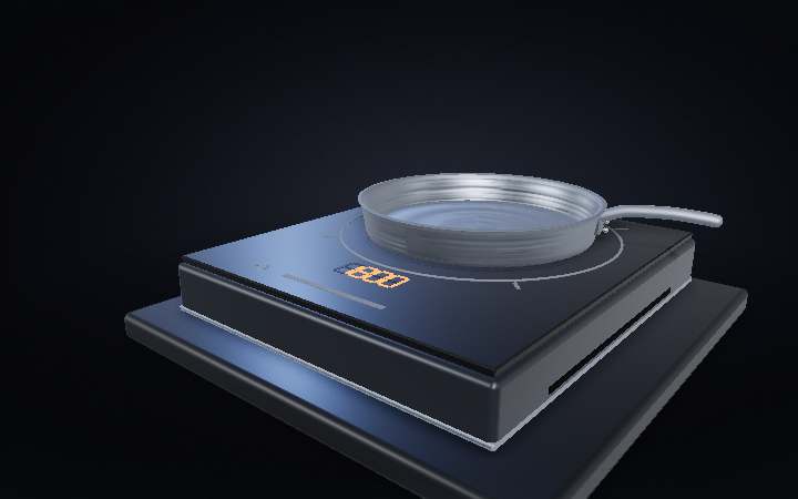 How an Induction Cooktop Works — interactive 3D animation