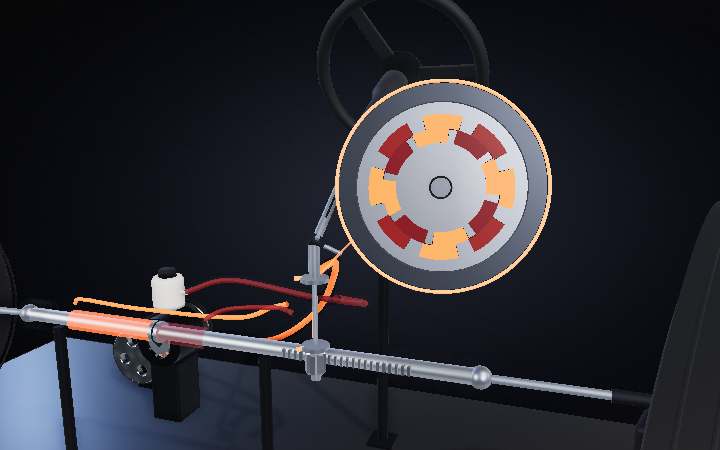 How Power Steering Works — interactive 3D animation
