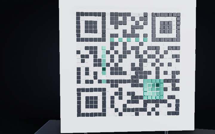 How a QR Code Works — interactive 3D animation