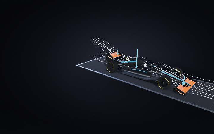 How Downforce Works — interactive 3D animation