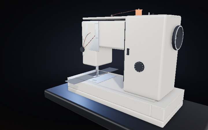 How a Sewing Machine Works — interactive 3D animation