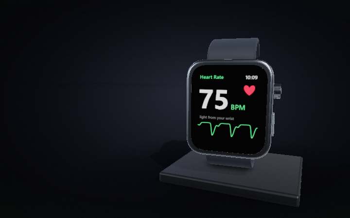 How a Smartwatch Measures Your Heart Rate — interactive 3D animation