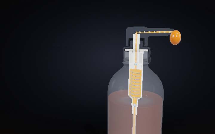 How a Soap Pump Works — interactive 3D animation