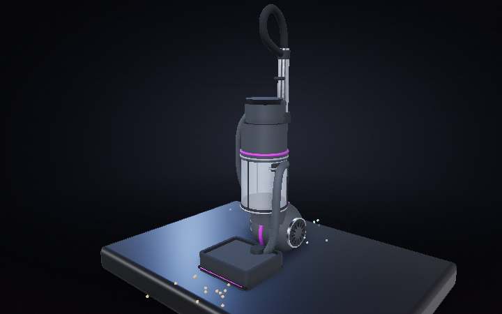 How a Vacuum Cleaner Works — interactive 3D animation