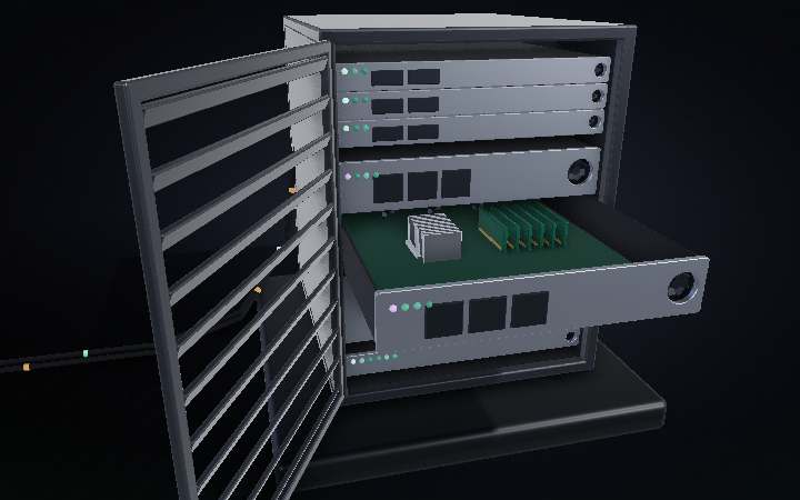 How a Website Works — interactive 3D animation